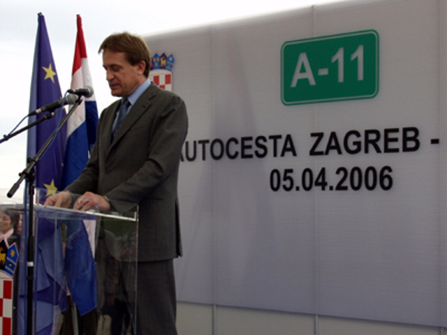 2006.04.05. - Autocesta A11, Zagreb-Sisak, otvaranje radova